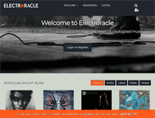 Tablet Screenshot of electroracle.com